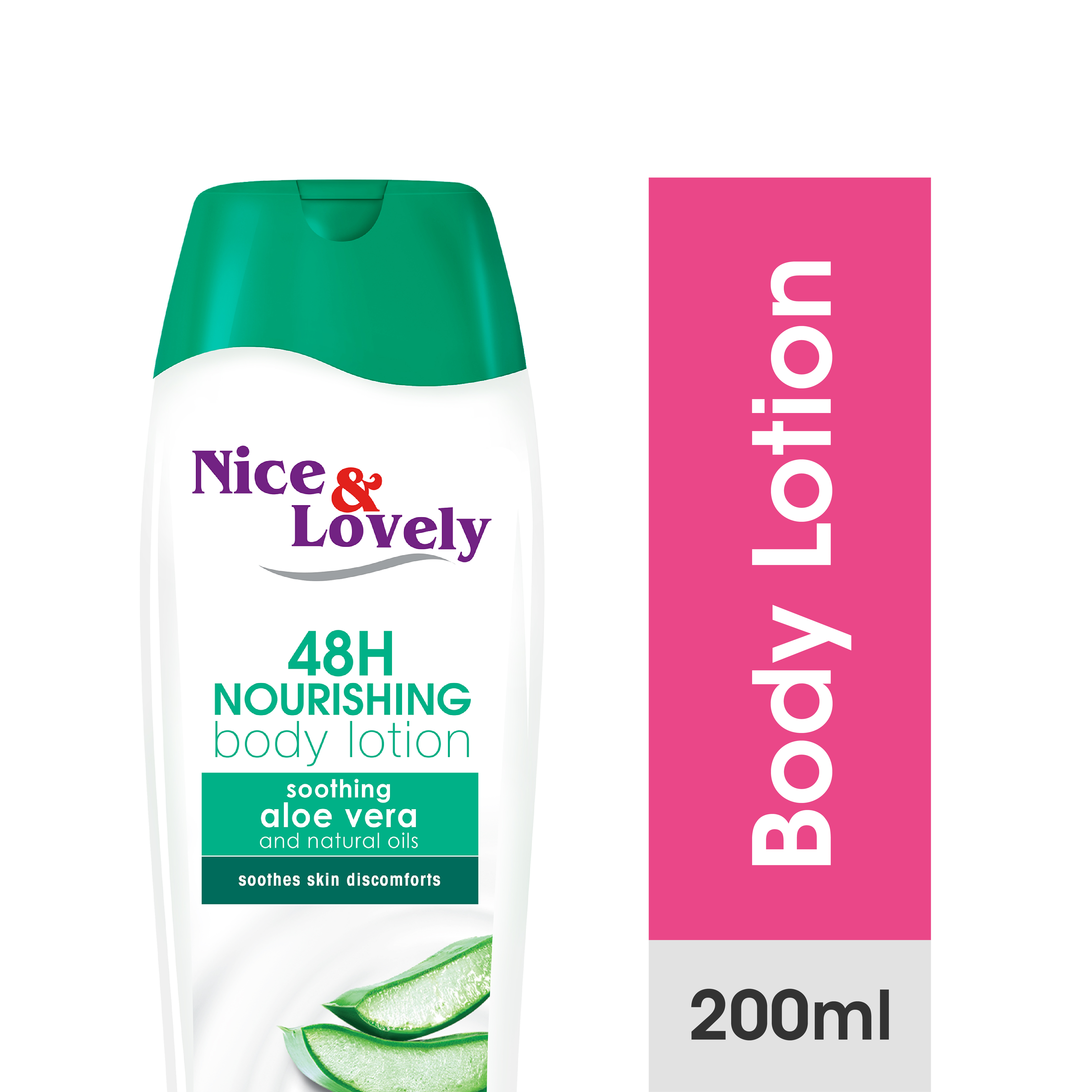 Nice & Lovely Lotion Aloe Vera With Natural Oils 200ml